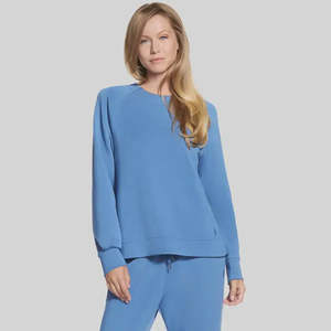 Womenswear: SKECHLUXE Elevate Crewneck - Blue Dawn