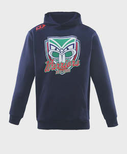 All: 2026 NZ Warriors Junior Graphic Hoodie - Navy