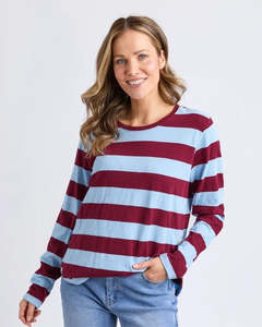 Spritz Stripe L/S Tee