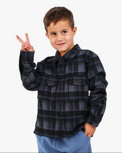 Boys 2 8yrs: Smiley Check Shirt