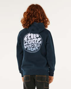 Wetsuit Icon Hood - Navy/White