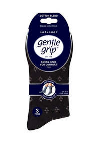 Menswear: Gentle Grip 3pk Mens Sock - Twilight Triangle