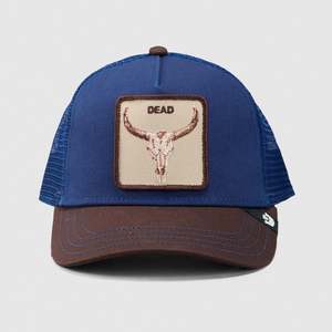 Menswear: Two-Tone Skull Trucker - Galactic/Cola