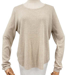 Womenswear: Knit L/S Top - Taupe