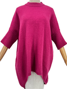 Oversize Jumper - 80310-12/Fushia
