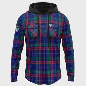 NZ Warriors Highland Hooded Flannel Shirt