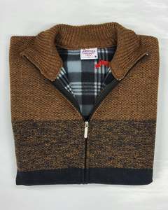 Kanan Full Zip Fleece - Cognac
