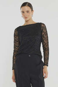 Effie Mesh Top