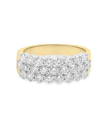 Rings: 18ct Gold Multi-Stone Ring