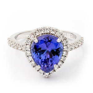 Rings: Tanzanite & Diamond
