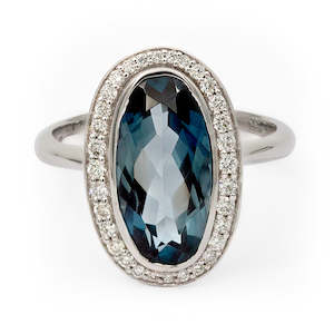 London Blue Topaz & Diamond