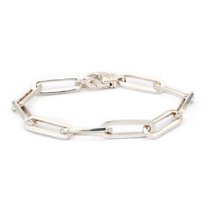 Bracelets: Silver Paperclip Bracelet