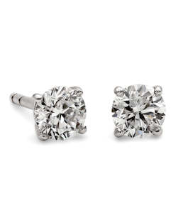 Earrings: 18ct White Gold Diamond Earrings
