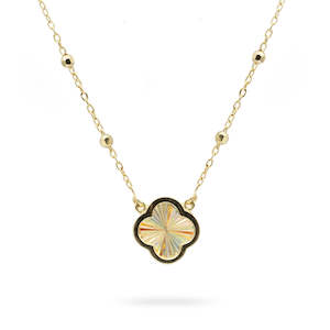 9ct Gold Petal Necklace