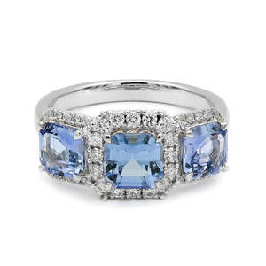 Rings: Sapphire & Diamond Ring