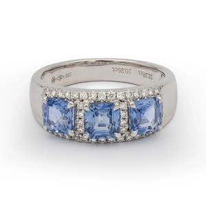 Rings: Sapphire & Diamond