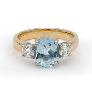 Aquamarine & Diamond