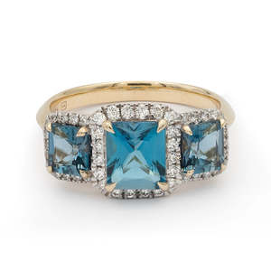 London Blue Topaz & Diamond