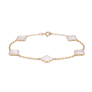 Bracelets: Mother Of Pearl Petal Bracelet
