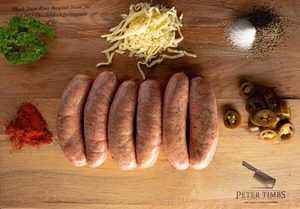 Summer Stunners Range: Jalapeno & Cheese Sausages GF