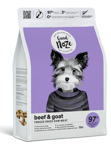 Good Noze Beef & Goat Freeze Dried Dog Food 350gm Pet Essentials Rototuna Hamilton