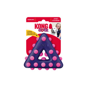 Kong Dotz Triangle Dog Toy