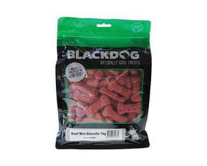 Blackdog: BlackDog Mini Treat Biscuits Beef Dog Treat