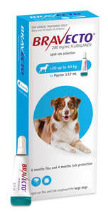 Dog Flea Treatment: Bravecto Spot On Large Dogs 20-40KG