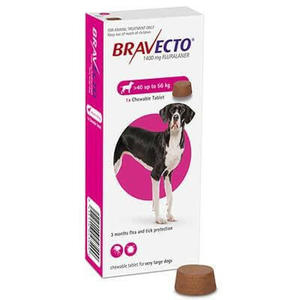 Dog Flea Treatment: Bravecto Chew For XL Dogs