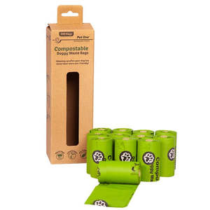 Pet One Compostable Doggy Waste Poop Bags