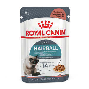 Cat Wet Food: Royal Canin Hairball Care In Gravy Wet Cat Food