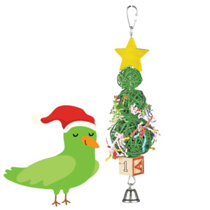 Bird: Kazoo Vine Ball Christmas Tree Bird Toy