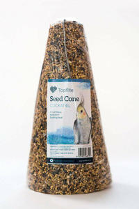Bird Seed Bells: Topflite Cockatiel Seed Cone Bell
