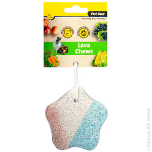 Small Pet: Pet One Lava Star Hanging Small Pet Chew