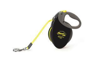 Dog Retractable Leads: Flexi Giant 8m Neon Retractable Tape Medium Lead