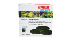 Eheim External Canister Filter: Eheim Classic 600 2217 Filter Carbon Pad 3pk