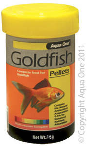 Goldfish Food: Aqua One Goldfish Pellet Fish Food