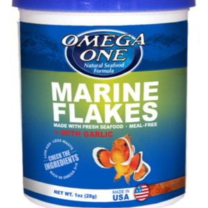 Marine: Omega One Garlic Marine Flakes