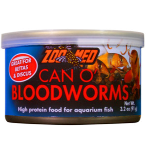 Tropical Marine Fish Food: Zoo Med Can O Bloodworms