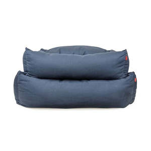 Dog Bed: Its Bed Time Sofa Canvas Navy