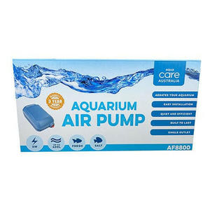 Air Pumps Airstones Accessories: Aqua Care Air Pump CA-8800 Double 550L/HR