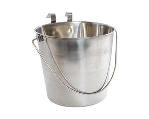 Dog Bowl: Canine Care Dog Bucket Stainless Steel