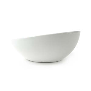 Barkley Bella Dog Bowl: Barkley & Bella Ceramic Ergonomic White Pet Bowl