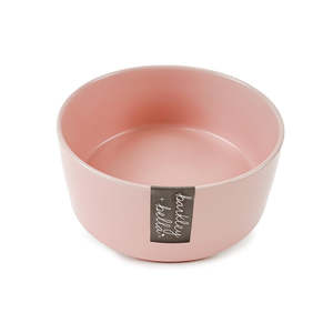Barkley & Bella Ceramic Zen Pink Bowl