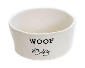 Barkley & Bella Bowl Ceramic Woof Small 15.5cm