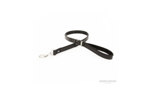 EzyDog Oxford Leather Dog Leash Black