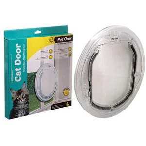 Cat Doors: Pet One Cat Door Single Glaze
