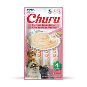 Cat Treats: Inaba Cat Churu Tuna with Salmon Cat Treat