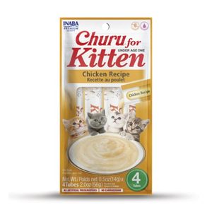 Cat Treats: Inaba Kitten Churu Chicken Cat Treats