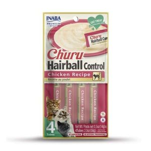 Inaba Cat Churu Hairball Control Chicken Cat Treat